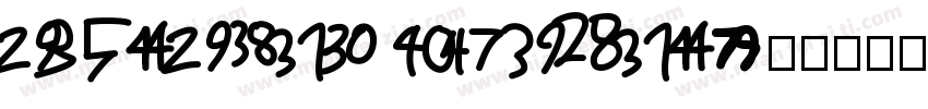 circled number字体转换